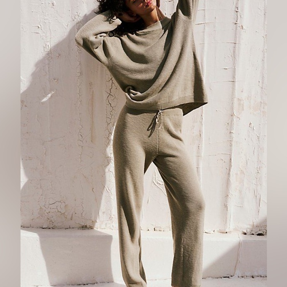 Free People Malibu Surf Sweater Set
